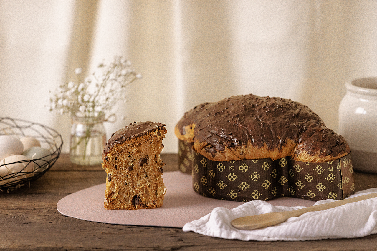 Colomba artigianale amarene e cioccolato