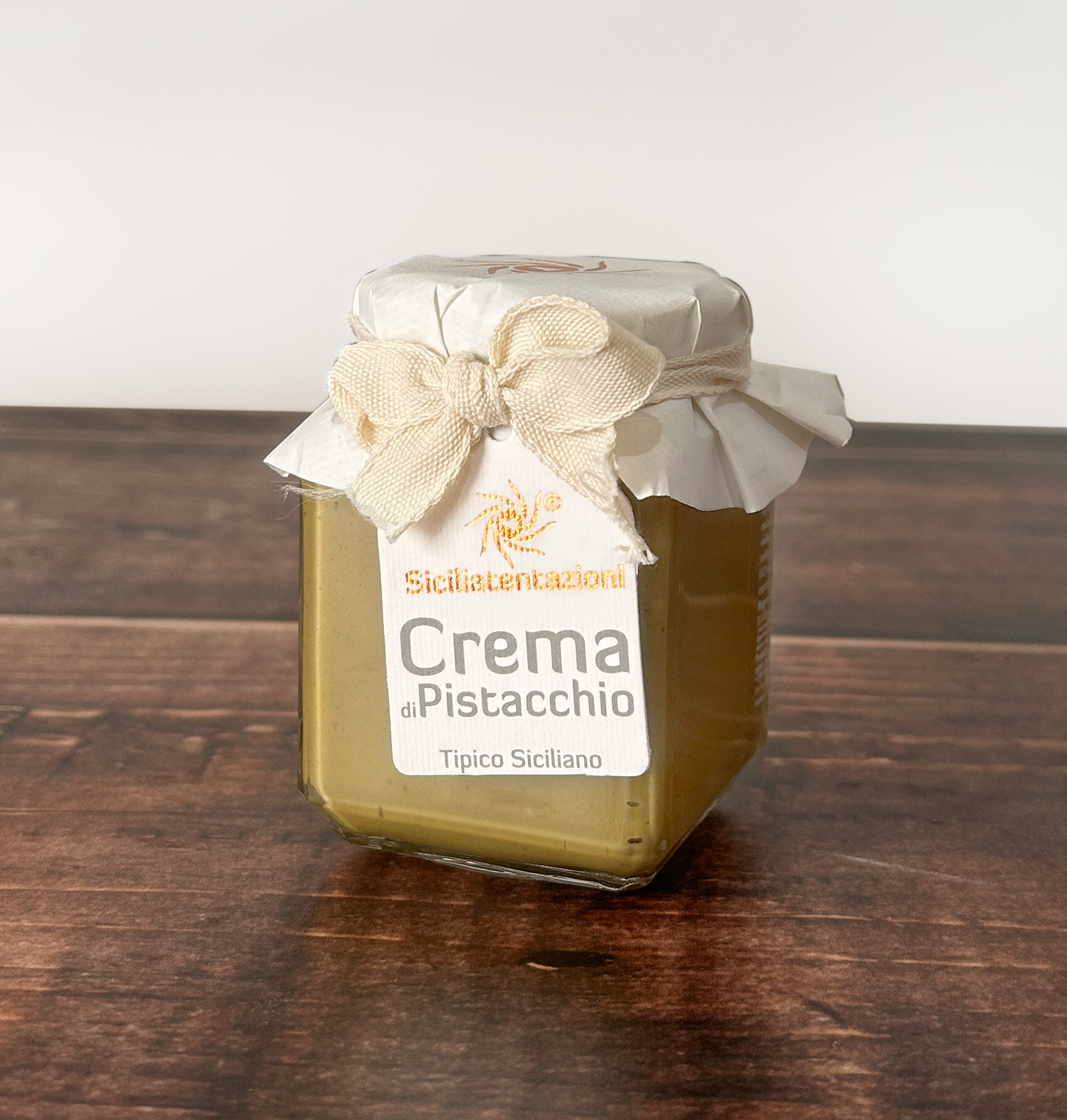 Vasetto di crema al pistacchio