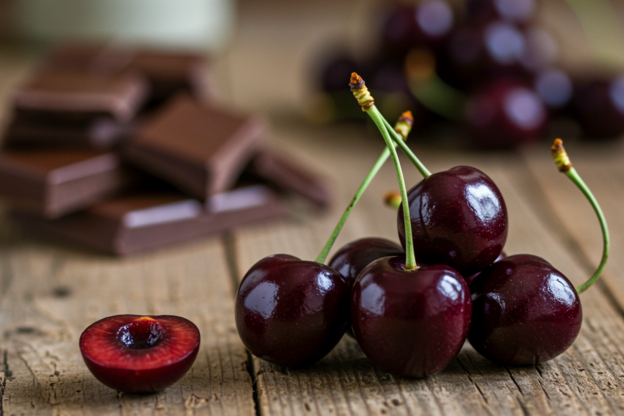 Ingredienti: amarene e cioccolato