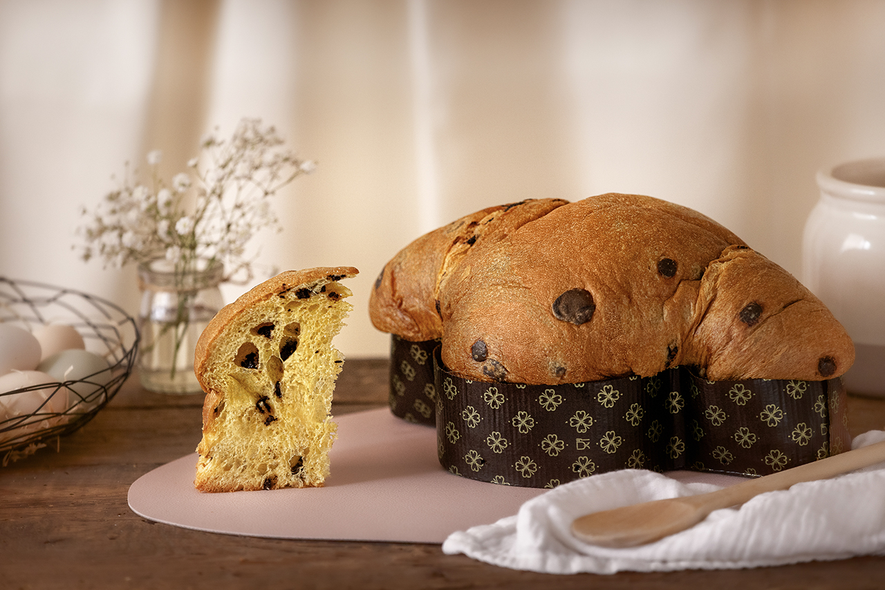 Colomba artigianale con gocce di cioccolato