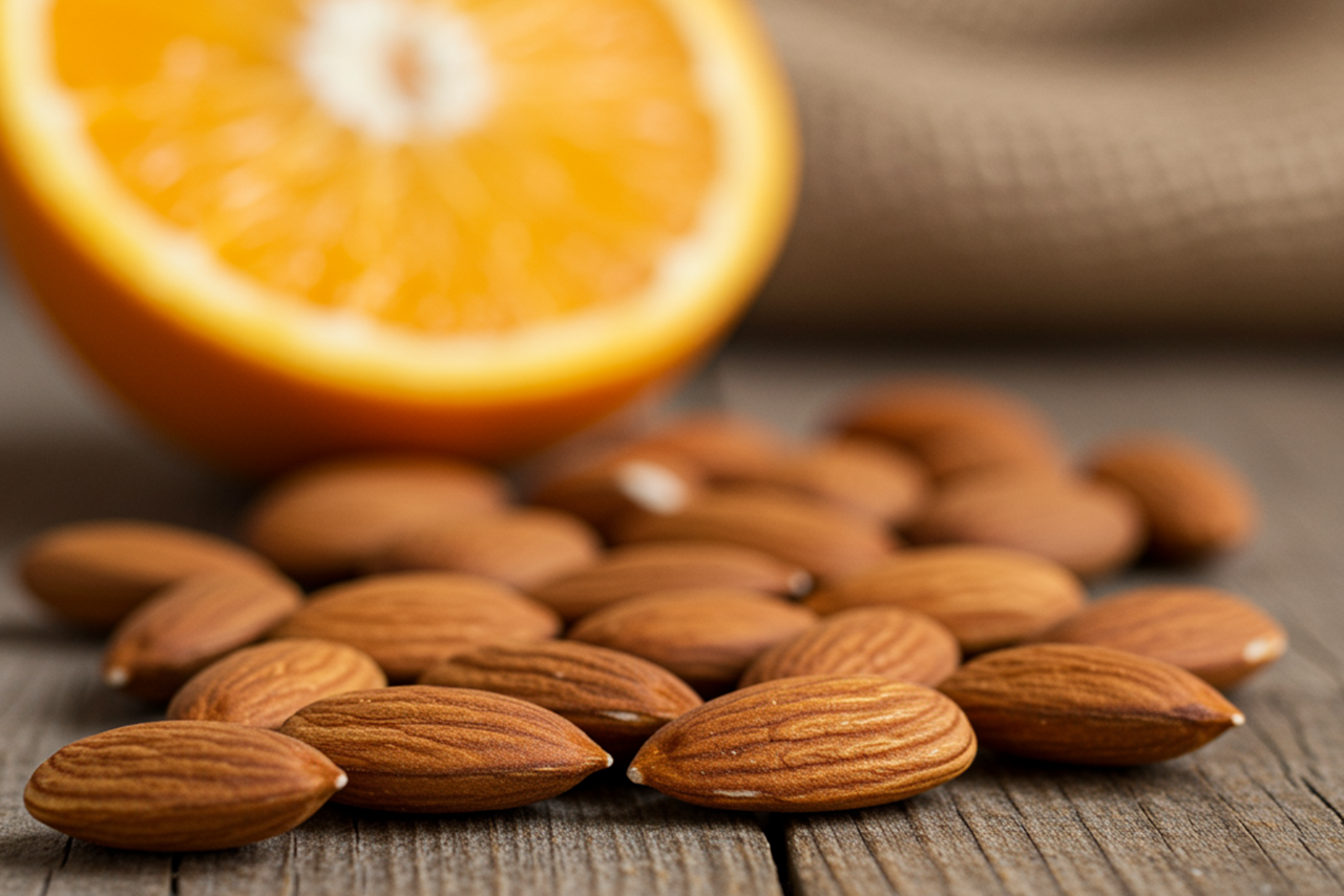 Mandorle e canditi di arancio